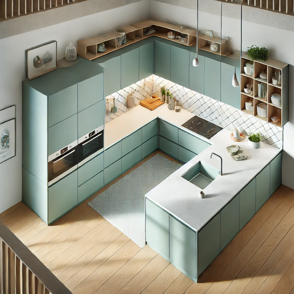 NEPATHYA sleek seafoam modular kitchen.3